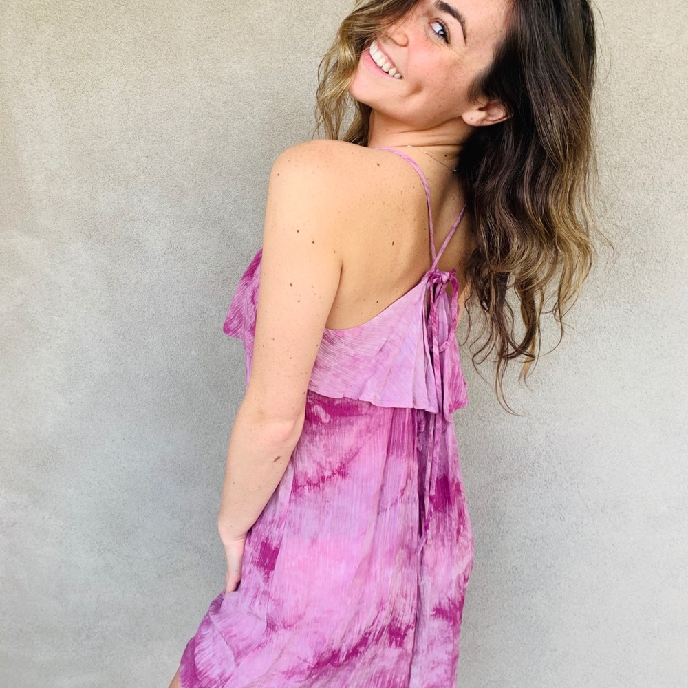 Purple summer dress
